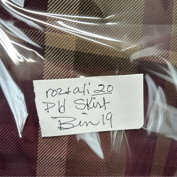 Women’s 20 Plaid Skirt Flat‎ Front Pockets Preppy Academia Gothic Grunge Punk - Picture 12 of 12